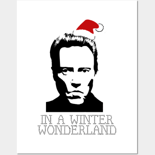 Walken In A Winter Wonderland Christmas Knit Posters and Art